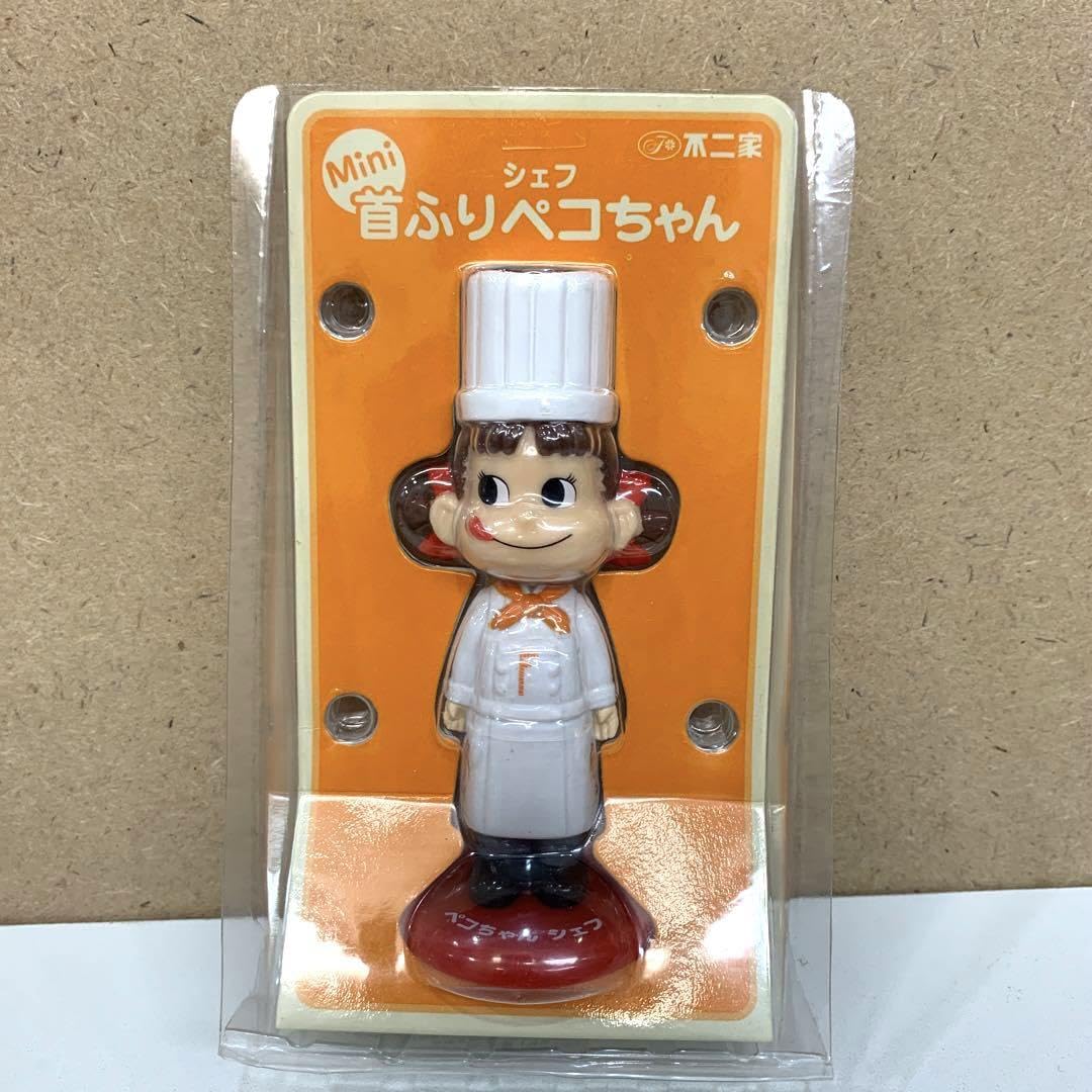 Amazon.co.jp: ペコちゃんシェフ ポコちゃんシェフ ミニ首振りペコ